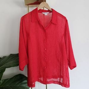 Vintage Sheer Blouse